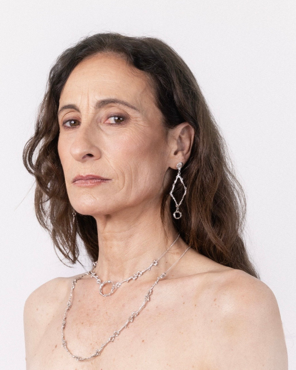 NEREA EARRINGS - SILVER